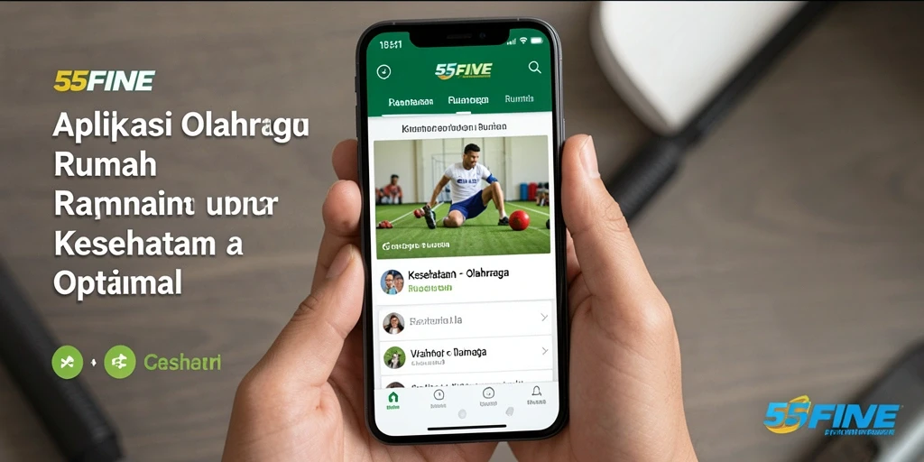 Tampilan antarmuka aplikasi Olahraga Rumah yang menarik dan user-friendly.