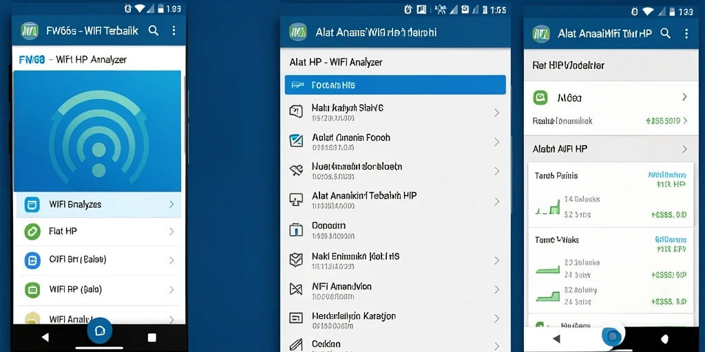 Tampilan antarmuka FW66 yang menunjukkan kekuatan sinyal WiFi.