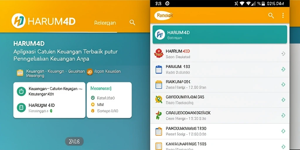 Tampilan antarmuka aplikasi HARUM4D yang intuitif dan mudah digunakan.